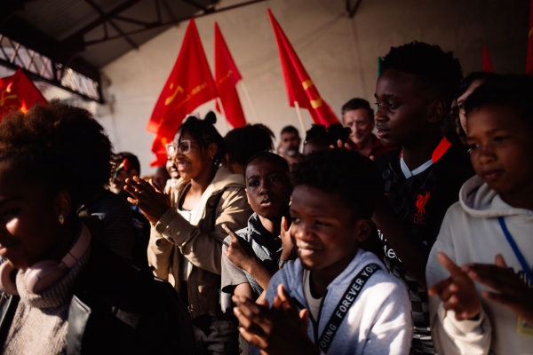 Inauguração do Mural Colectivo de Azulejos «Cumprir»