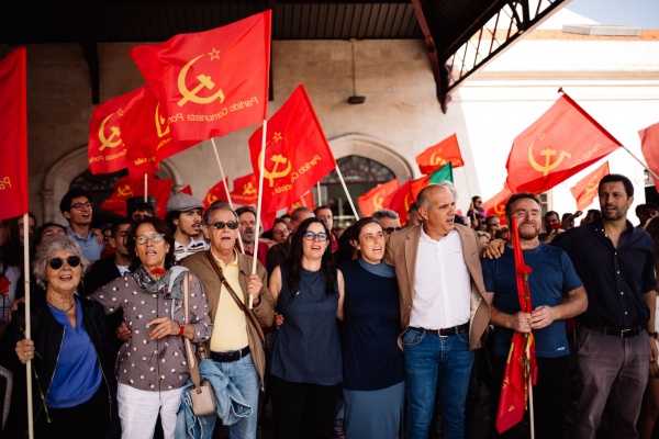 Inauguração do Mural Colectivo de Azulejos «Cumprir»