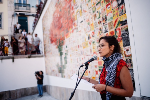 Inauguração do Mural Colectivo de Azulejos «Cumprir»