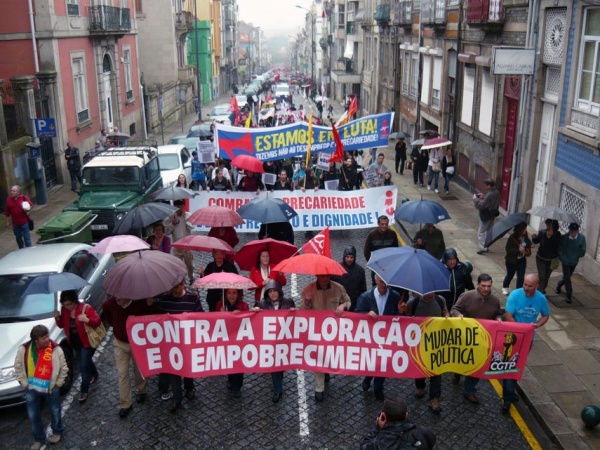 Manifestação contra a exploração e o empobrecimento - CGTP - Porto