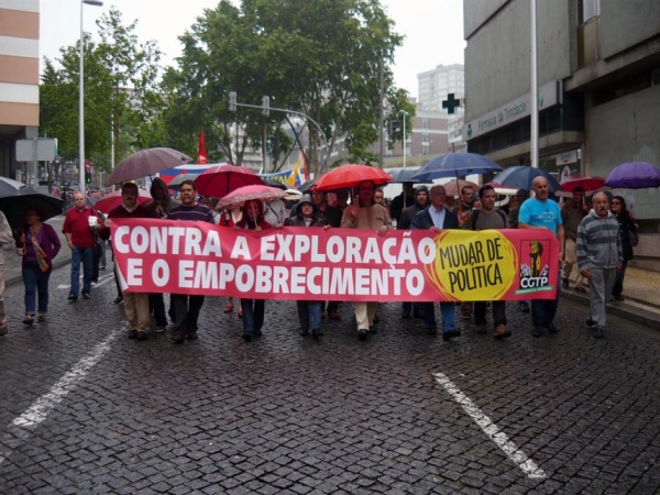 Manifestação contra a exploração e o empobrecimento - CGTP - Porto