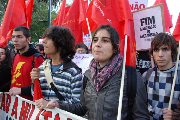 Manifestação da campanha «Paz Sim, NATO Não»