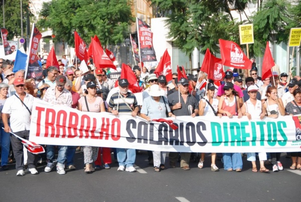Manifestação da CGTP-IN 1 de Outubro, Lisboa, Porto e Funchal