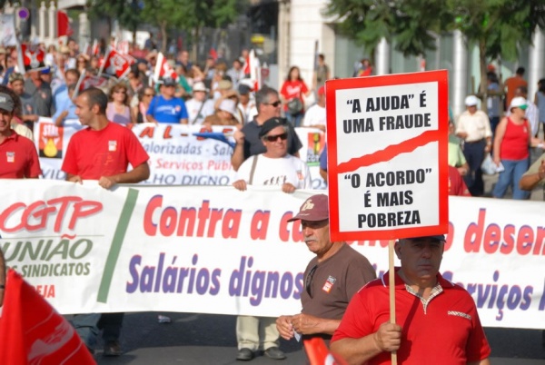 Manifestação da CGTP-IN 1 de Outubro, Lisboa, Porto e Funchal