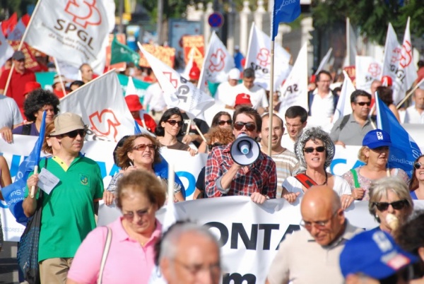 Manifestação da CGTP-IN 1 de Outubro, Lisboa, Porto e Funchal