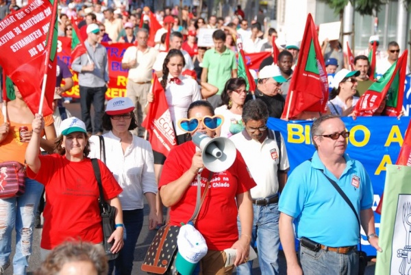 Manifestação da CGTP-IN 1 de Outubro, Lisboa, Porto e Funchal