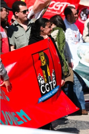 Manifestação de jovens trabalhadores - 28 de Março de 2009