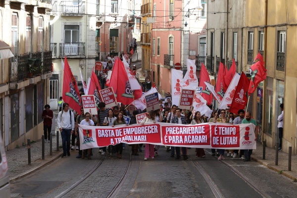 Manifestação de Jovens Trabalhadores