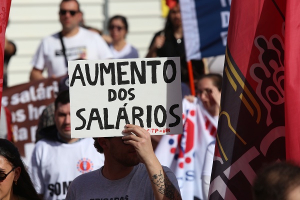 Manifestação de Jovens Trabalhadores