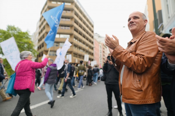 Demonstration of solidarity with the Palestinian people
