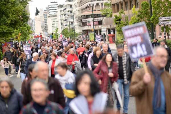 Demonstration of solidarity with the Palestinian people