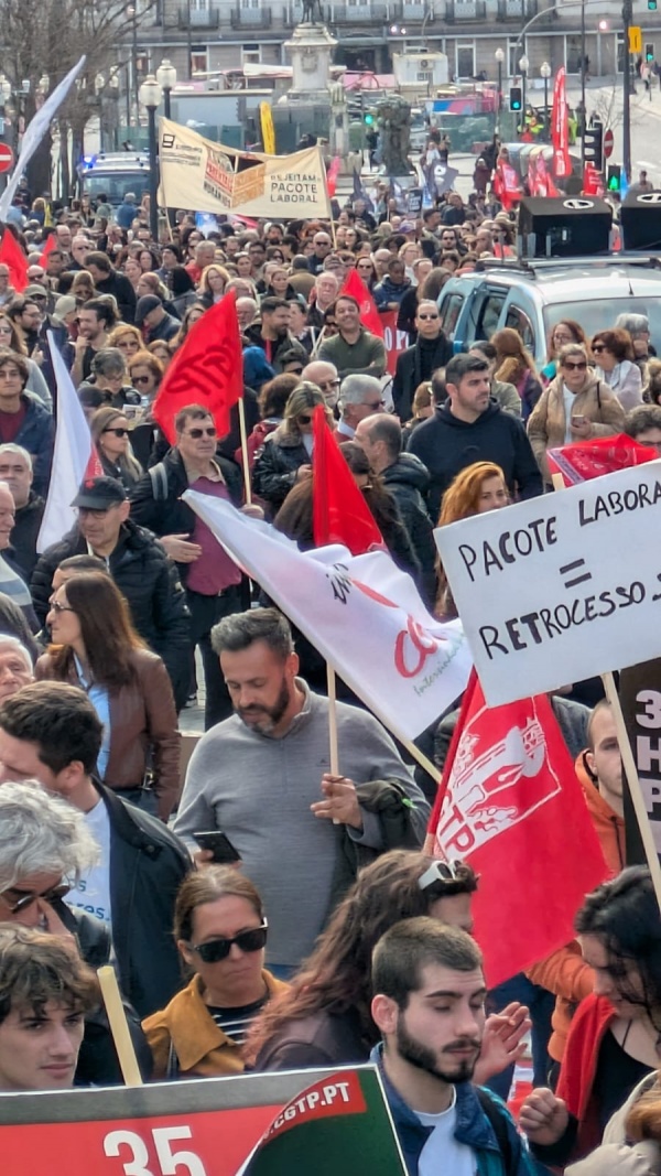 Manifestação Nacional «Abaixo o Pacote Laboral»