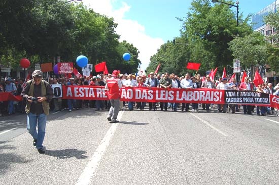 Manifestação Nacional CGTP-IN - 5 de Junho de 2008