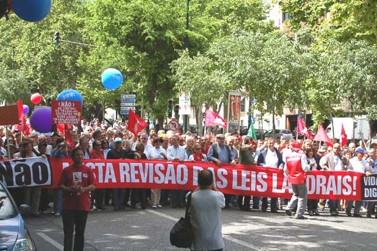 Manifestação Nacional CGTP-IN - 5 de Junho de 2008
