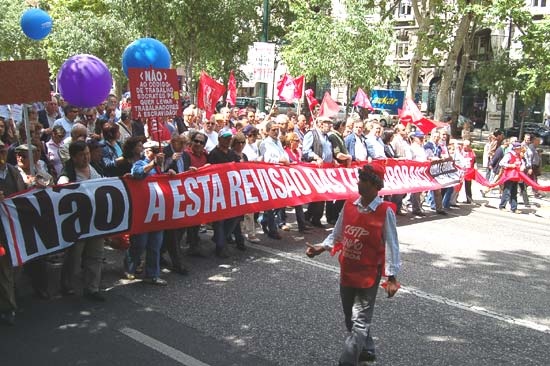 Manifestação Nacional CGTP-IN - 5 de Junho de 2008