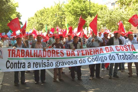 Manifestação Nacional CGTP-IN - 5 de Junho de 2008