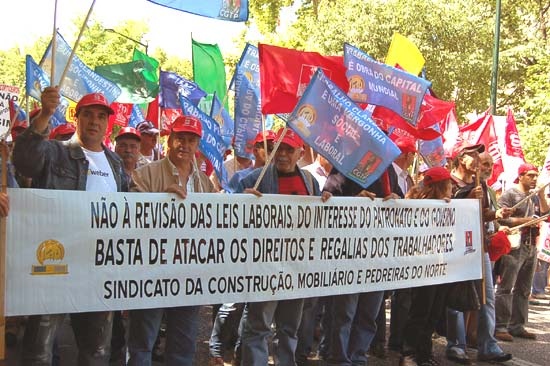 Manifestação Nacional CGTP-IN - 5 de Junho de 2008