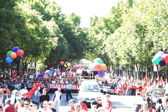 Manifestação Nacional CGTP-IN - 5 de Junho de 2008