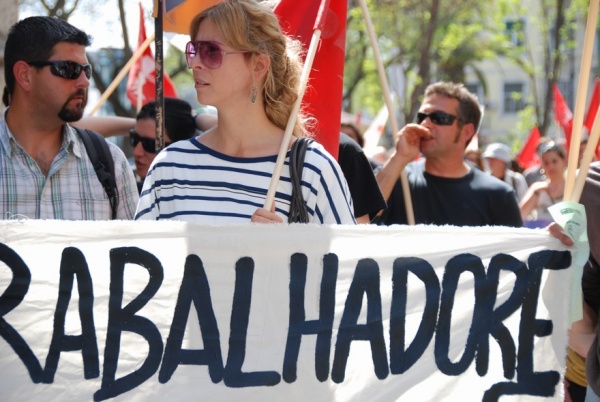 Manifestação nacional de jovens trabalhadores - Interjovem - CGTP/IN - 1 de Abril 2011