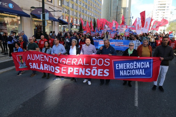 Manifestação Nacional «Todos a Lisboa! Aumento geral dos salários e pensões – emergência nacional!», CGTP-IN