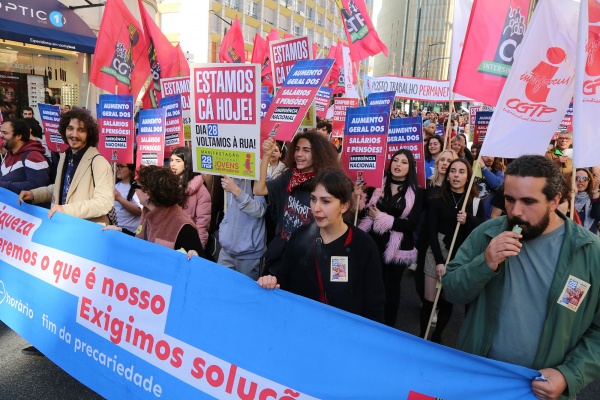 Manifestação Nacional «Todos a Lisboa! Aumento geral dos salários e pensões – emergência nacional!», CGTP-IN