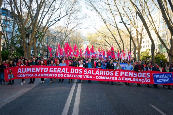Manifestação Nacional «Todos a Lisboa! Aumento geral dos salários e pensões – emergência nacional!», CGTP-IN