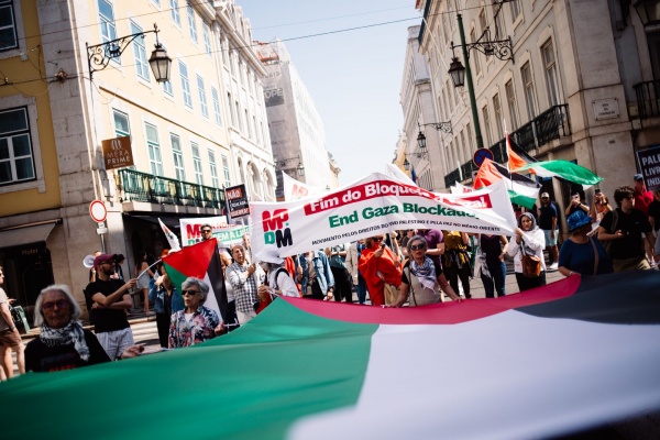 Manifestação «Paz no Mundo! Palestina Livre! Não à Guerra!»