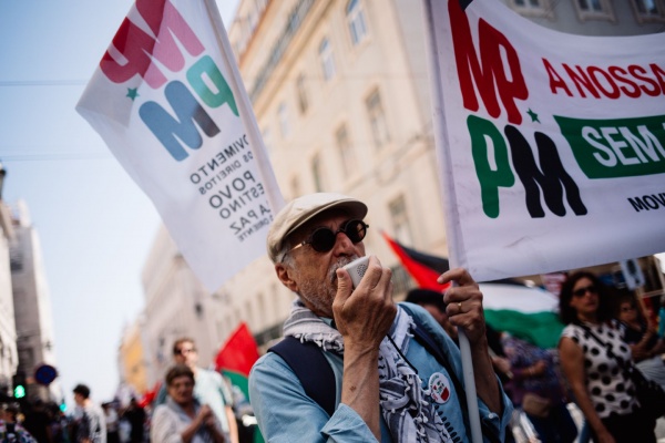 Manifestação «Paz no Mundo! Palestina Livre! Não à Guerra!»