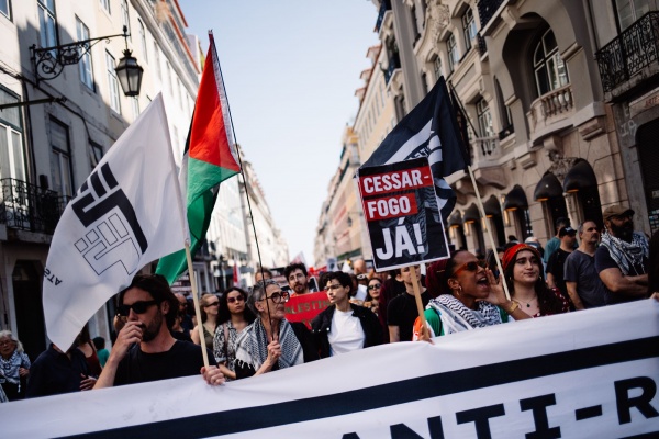 Manifestação «Paz no Mundo! Palestina Livre! Não à Guerra!»