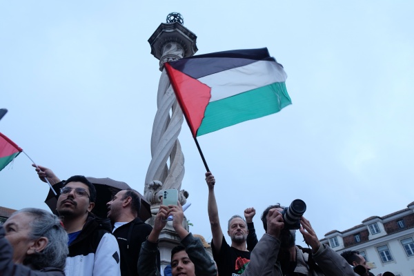 Manifestação pela Paz no Médio oriente. Pelo fim da ocupação da Palestina