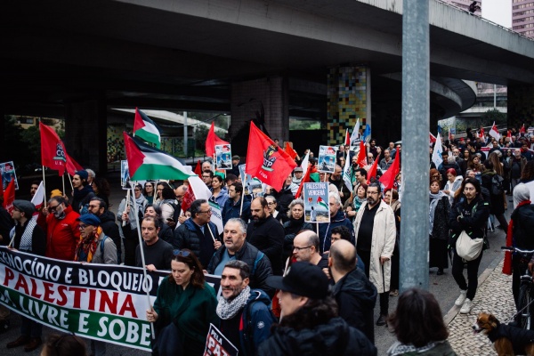 Manifestação pela Paz no Médio Oriente