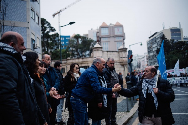 Manifestação pela Paz no Médio Oriente