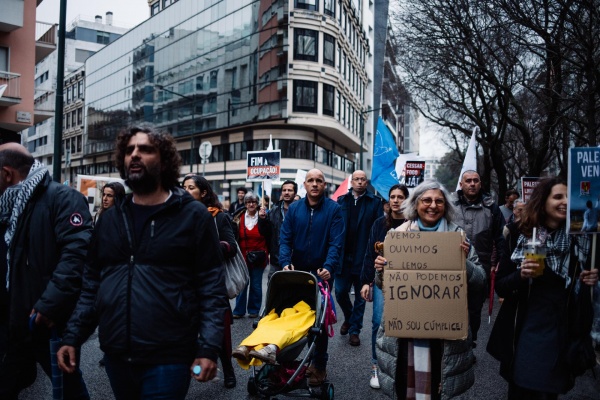 Manifestação pela Paz no Médio Oriente
