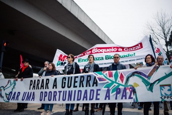 Manifestação pela Paz no Médio Oriente