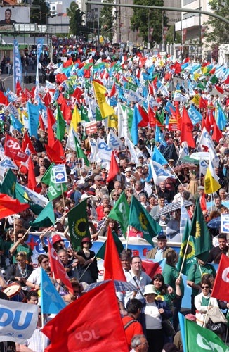 Marcha: Protesto, Confiança e Luta - Lisboa, 23 de Maio de 2009