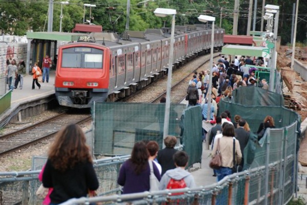 PCP contra a privatização da CP