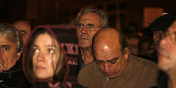 Pelo fim do massacre do povo palestiniano - Concentração em frente à Embaixada de Israel, Lisboa - 8 de Janeiro de 2009