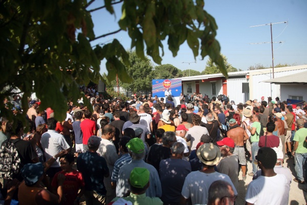 Saudação aos participantes na Jornada de Trabalho da 40ª Festa do Avante!