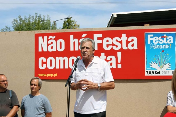 Secretário-Geral saúda os construtores da Festa do Avante!