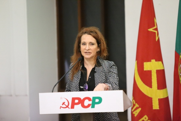 Sessão «Igualdade no trabalho e na vida. Cumprir os direitos das mulheres!», 8 de Março de 2021, Lisboa