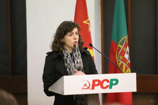 Sessão «Igualdade no trabalho e na vida. Cumprir os direitos das mulheres!», 8 de Março de 2021, Lisboa