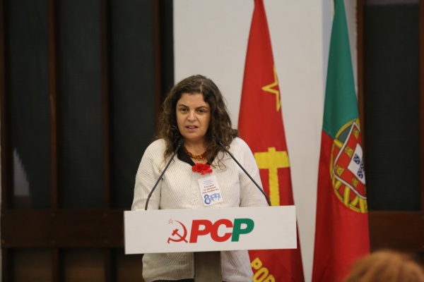 Sessão «Igualdade no trabalho e na vida. Cumprir os direitos das mulheres!», 8 de Março de 2021, Lisboa