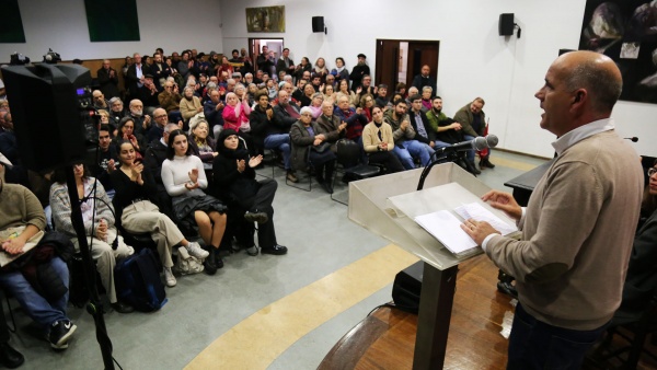 Sessão Pública «É hora de mudar de política», Coimbra