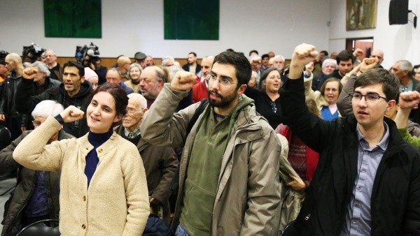 Sessão Pública «É hora de mudar de política», Coimbra