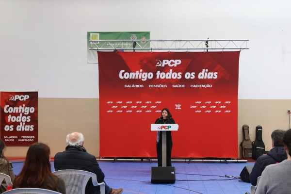 Sessão Pública «PCP - Contigo todos os dias» na Baixa da Banheira, Moita