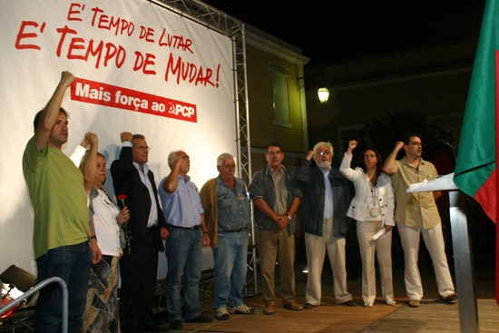 Comício em Alhandra - 18 de Setembro de 2008