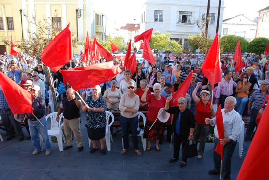 Comício em Grândola - 04 de Outubro de 2008