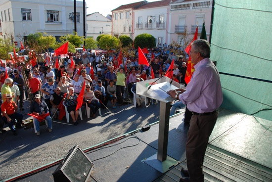 Comício em Grândola - 04 de Outubro de 2008