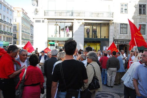 Acção de esclarecimento, Baixa de Lisboa - 11 de Setembro de 2008