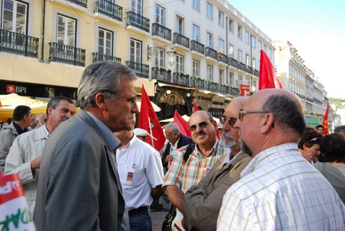 Acção de esclarecimento, Baixa de Lisboa - 11 de Setembro de 2008